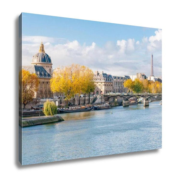 Gallery Wrapped Canvas, The Seine In Paris