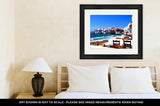 Framed Print, Beautiful Mykonos Greece