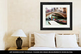 Framed Print, Gondola In Venice Near San Marco Place