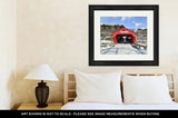 Framed Print, Taftsville Covered Bridge Vermont