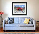 Framed Print, Taftsville Covered Bridge Vermont