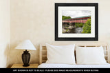 Framed Print, Taftsville Bridge Before Repairs