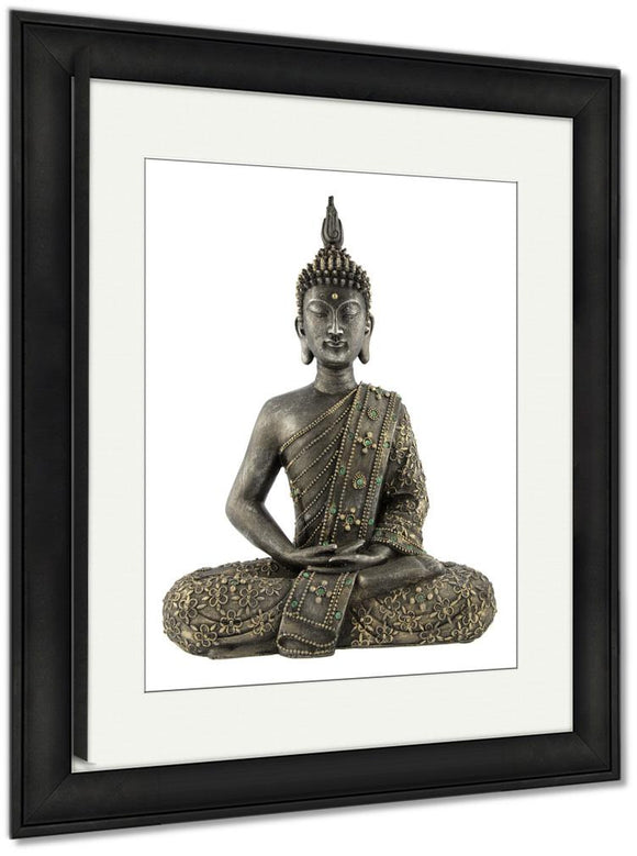 Framed Print, Buddha Statue