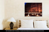 Gallery Wrapped Canvas, Treasury Khasneh Petrjordan Night Petrby Night Light 1800 Candles