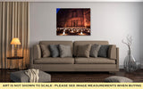 Gallery Wrapped Canvas, Treasury Khasneh Petrjordan Night Petrby Night Light 1800 Candles
