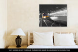 Gallery Wrapped Canvas, Traditional Budapest Old Tram City Center Budapest Black White