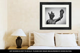 Framed Print, Ancient Style Sculpture Of Perseus With The Head Of MedUSA In Loggia Dei Lanzi