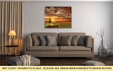 Gallery Wrapped Canvas, White Wine Barrel Vineyard Chianti Tuscany Italy