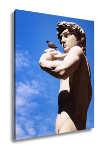 Gallery Wrapped Canvas, Sculpture Of David By Michelangelo Florence Italy