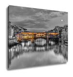 Gallery Wrapped Canvas, Ponte Vecchio By Day Florence Or Firenze Italia