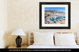 Framed Print, Monaco Monte Carlo Harbour French Riviera