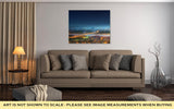 Gallery Wrapped Canvas, Panoramof Istanbul And Bosphorus Bridge At Night