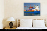 Gallery Wrapped Canvas, Container Ship From Haydarpasport Istanbul Turkey
