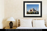 Framed Print, Hagia Sophia Mosque In Instanbul Turkey