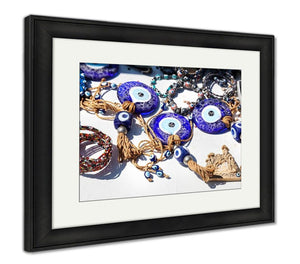 Framed Print, Istanbul Evil Eye Amulet In Shop