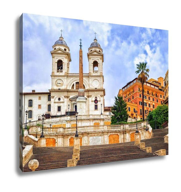 Gallery Wrapped Canvas, Spanish Steps Rome Italy