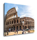 Gallery Wrapped Canvas, Colosseum In Rome Italy