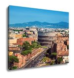 Gallery Wrapped Canvas, Colosseum Rome Italy