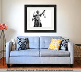 Framed Print, Rome Lady Justice