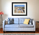 Framed Print, View St Peter Square Rome From Dome St Peter Basilicvatican