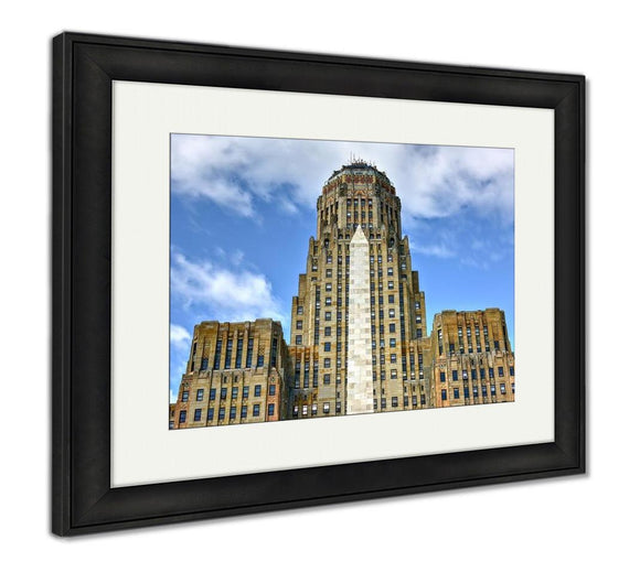 Framed Print, Niagara Square Buffalo New York