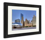 Framed Print, Cloud Gate At Millennium Park 1