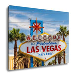 Gallery Wrapped Canvas, Welcome To Fabulous Las Vegas Sign Las Vegas Nevadusa