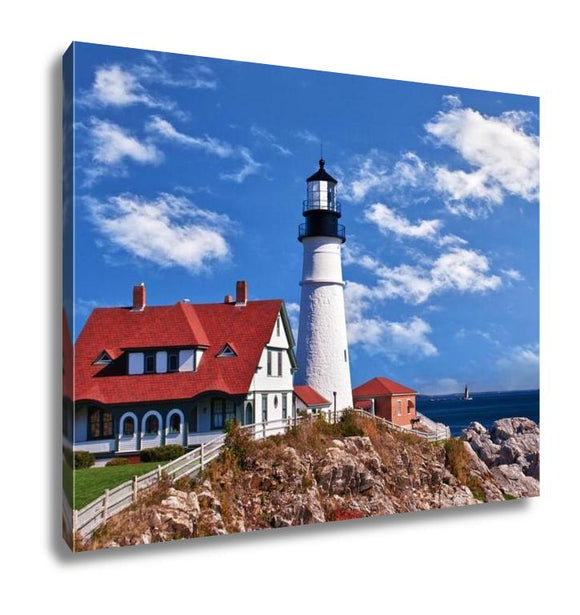 Gallery Wrapped Canvas, Portland Head Lighthouse In Maine