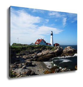 Gallery Wrapped Canvas, Portland Head Lighthouse In Maine