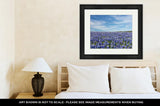 Framed Print, Large Texas Bluebonnet Field Muleshoe Bend Recreation Areaustin