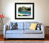 Framed Print, Barton Springs Pool In Austin Texas