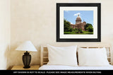 Framed Print, State Capitol Building In Downtown Austin Texas