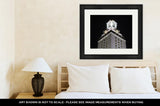 Framed Print, University Of Texas Clock Tower At Night