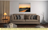 Gallery Wrapped Canvas, Santmonicpier On Beach In Los Angeles