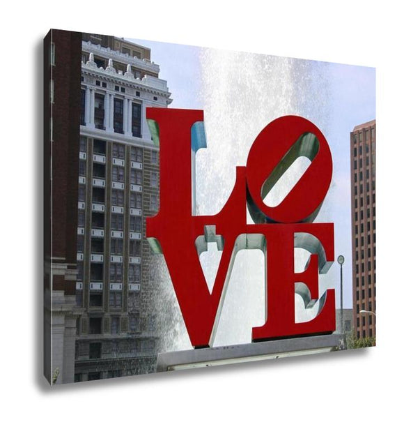 Gallery Wrapped Canvas, Love Park Philadelphia