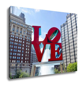 Gallery Wrapped Canvas, Love Plaza