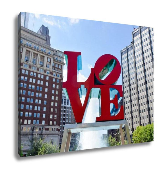 Gallery Wrapped Canvas, Love Plaza