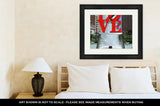 Framed Print, Love Park In Philadelphia