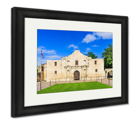 Framed Print, Alamo In San Antonio Texas Us