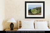 Framed Print, San Diego View From Torrey Pines Golf Course