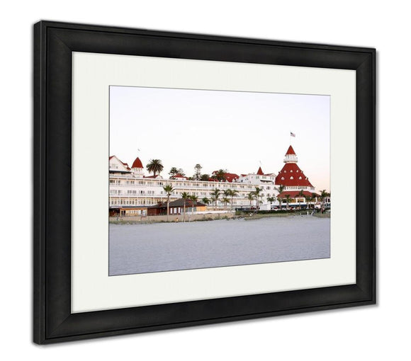 Framed Print, Hotel Coronadoca