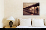 Gallery Wrapped Canvas, Jacksonville Beach Fishing Pier In Early Morning