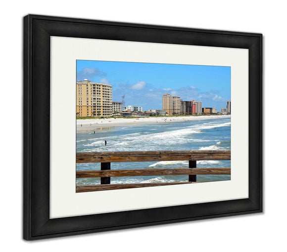 Framed Print, Jacksonville Beach Florida