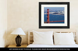 Framed Print, San Francisco Panoramw Golden Gate Bridge