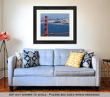 Framed Print, San Francisco Panoramw Golden Gate Bridge