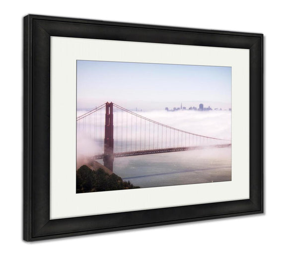 Framed Print, San Francisco Golden Gate Bridge