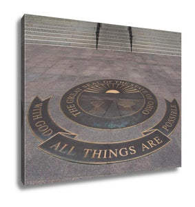 Gallery Wrapped Canvas, Ohio State Seal