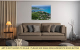 Gallery Wrapped Canvas, Aerial View Island St Thomas Usvi Charlotte Amalie Cruise Bay