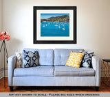 Framed Print, Harbor St Thomas Us Virgin Islands Sailboats Tropical Island