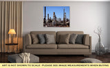 Gallery Wrapped Canvas, Gas And Oil Refinery Plant Complex Near Detroit